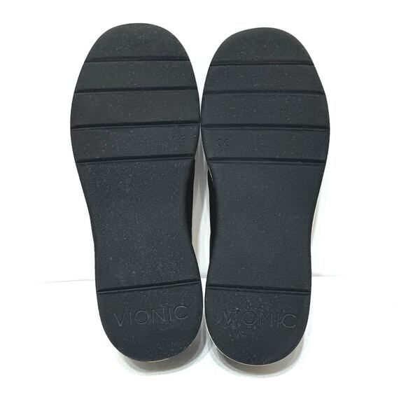 Vionic Women’s Codie Casual Slip On Orthotic Leather Sneaker Shoe Size 7 M Black - Picture 10 of 11